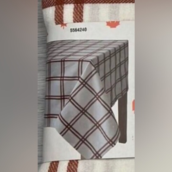 Robert Stanley ➖Tablecloth 60x104 inch Fall Plaid ▪️Any Occasion - Picture 1 of 12